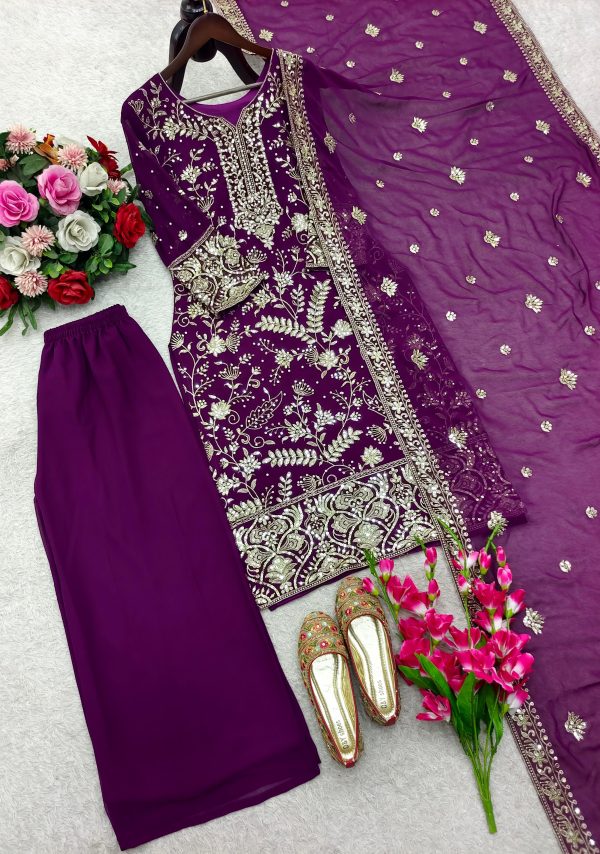WOMEN WASTRA WW 1218 PLAZZO SUITS WHOLESALE