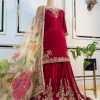 WOMEN WASTRA WW 1219 DESIGNER SHARARA SUITS