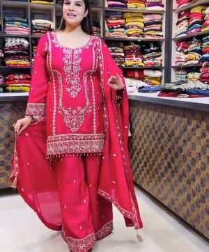 WOMEN WASTRA WW 1220 DESIGNER PLAZZO SUITS ONLINE