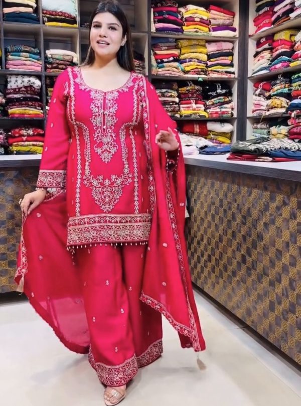 WOMEN WASTRA WW 1220 DESIGNER PLAZZO SUITS ONLINE