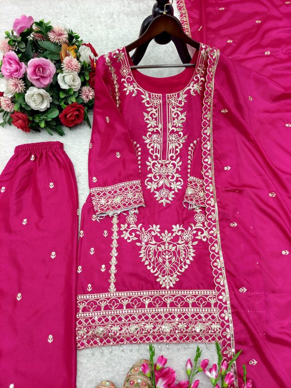 WOMEN WASTRA WW 1220 DESIGNER PLAZZO SUITS ONLINE