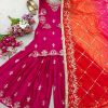 WOMEN WASTRA WW 1223 DESIGNER SHARARA SUITS