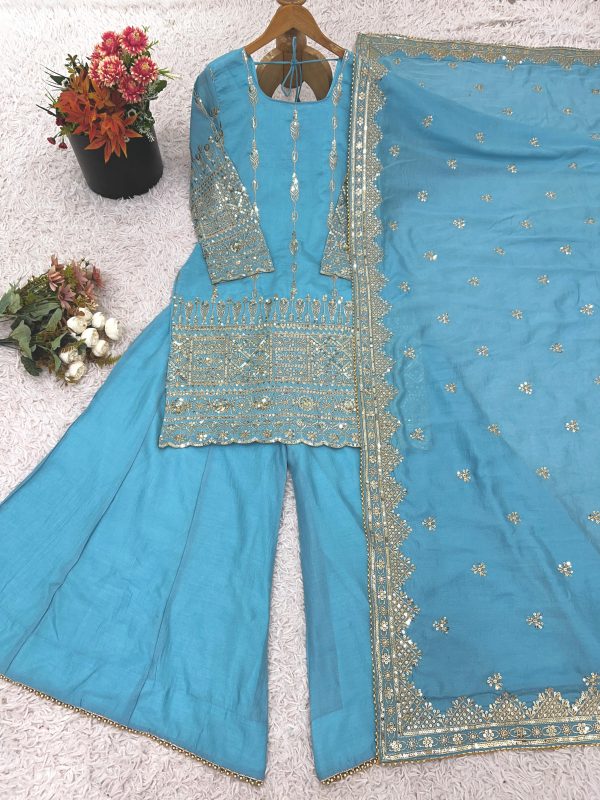 ZEEL FASHION ZF 430 DESIGNER SHARARA SUITS WHOLESALE