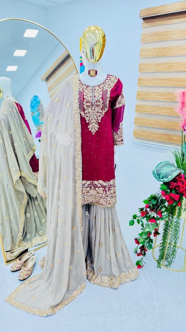 ZOYA CLOTHING ZB 5059 DESIGNER PLAZZO SUITS ONLINE