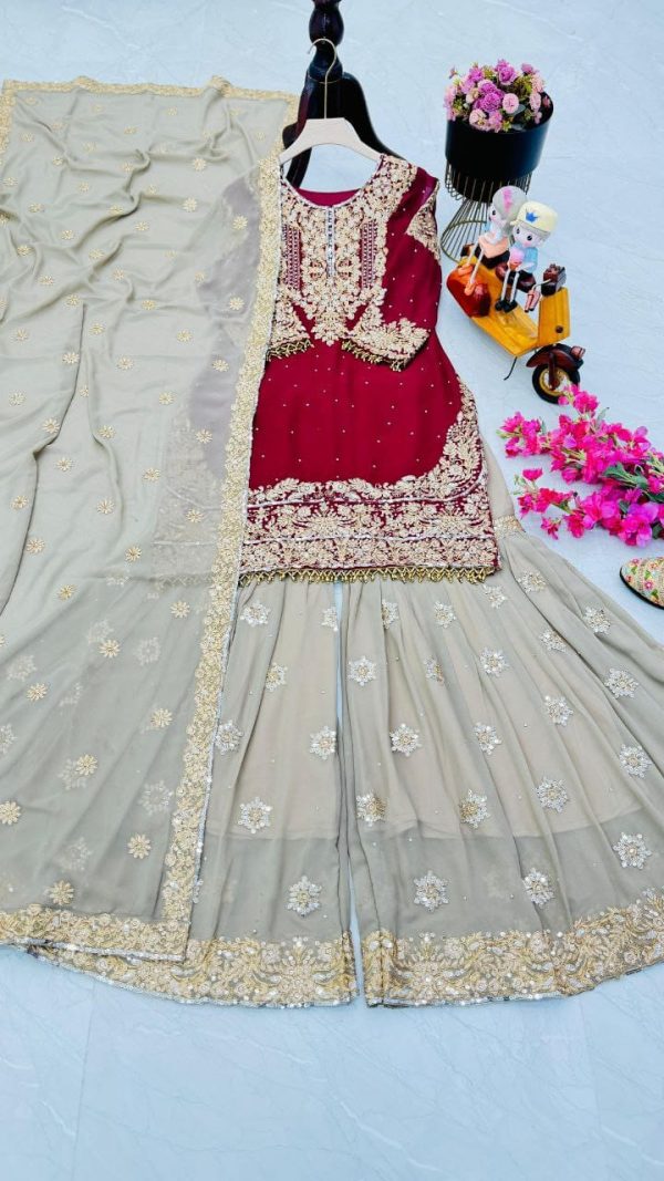 ZOYA CLOTHING ZB 5059 DESIGNER PLAZZO SUITS ONLINE