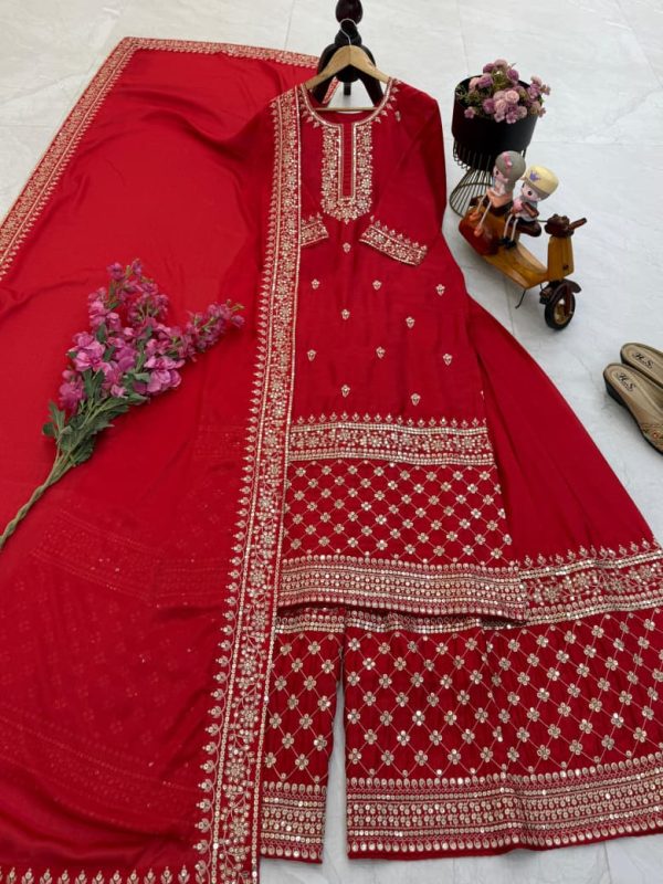 ZOYA CLOTHING ZB 5060 DESIGNER SHARARA SUITS