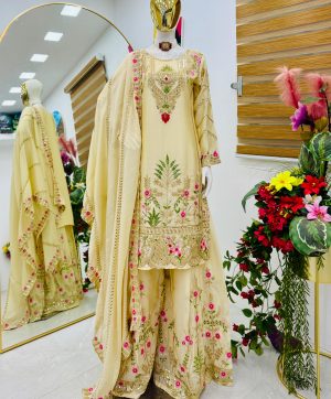 ZOYA CLOTHING ZC 8001 B DESIGNER SHARARA SUITS