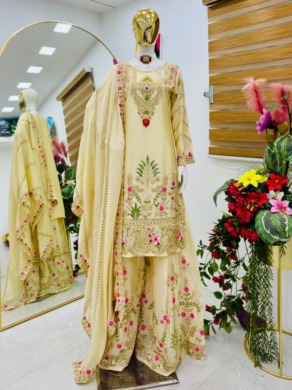 ZOYA CLOTHING ZC 8001 B DESIGNER SHARARA SUITS