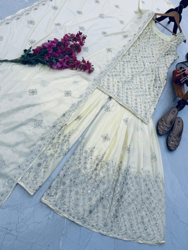 ZOYA CLOTHING ZD 10007 DESIGNER PLAZZO SUITS ONLINE
