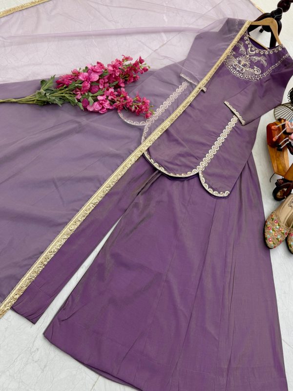 ZOYA CLOTHING ZD 10008 A DESIGNER SHARARA SUITS