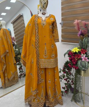 ZOYA CLOTHING ZD 10009 A DESIGNER SHARARA SUITS