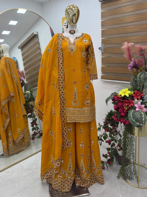 ZOYA CLOTHING ZD 10009 A DESIGNER SHARARA SUITS