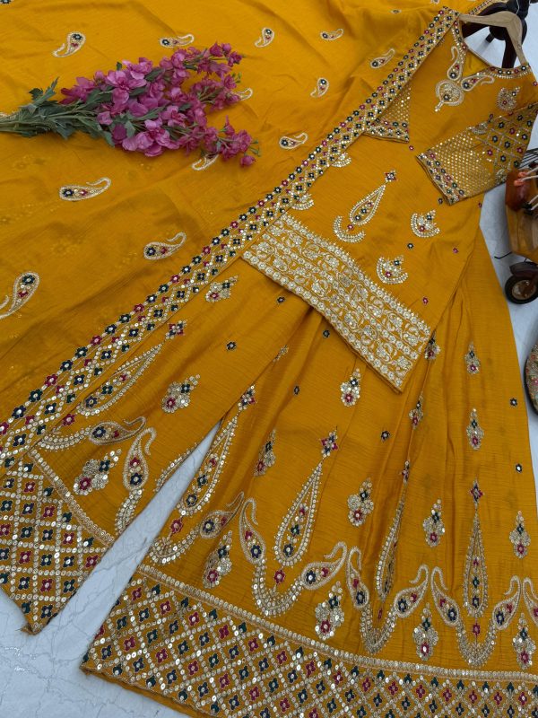 ZOYA CLOTHING ZD 10009 A DESIGNER SHARARA SUITS