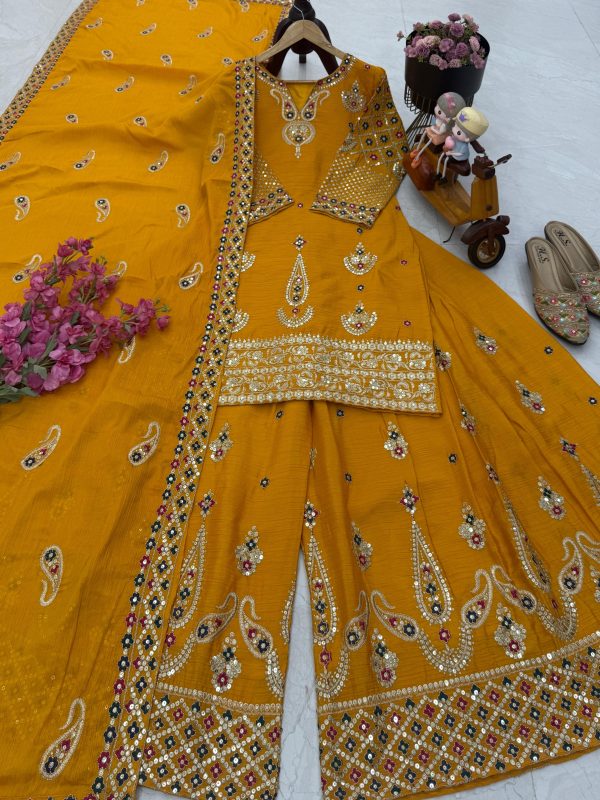 ZOYA CLOTHING ZD 10009 A DESIGNER SHARARA SUITS