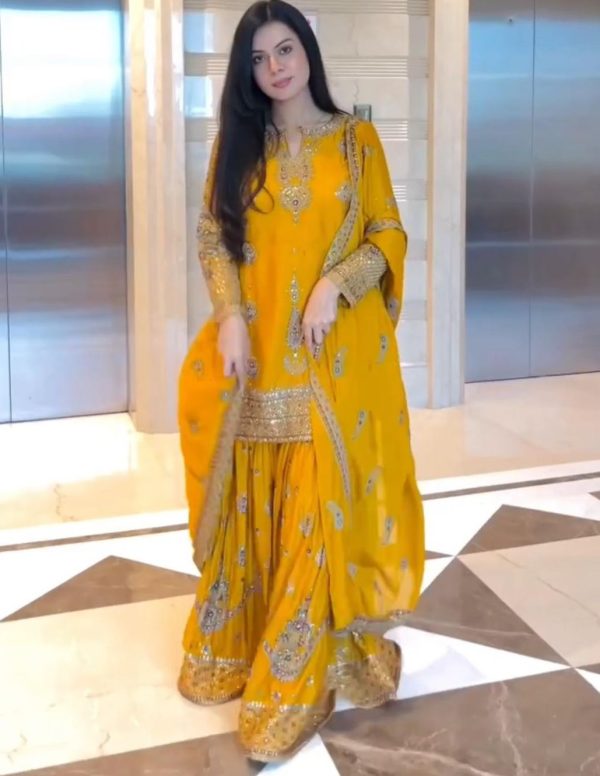 ZOYA CLOTHING ZD 10009 A DESIGNER SHARARA SUITS