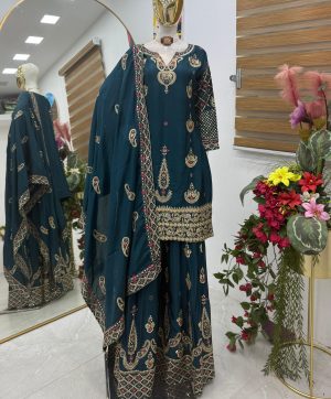 ZOYA CLOTHING ZD 10009 B DESIGNER SHARARA SUITS
