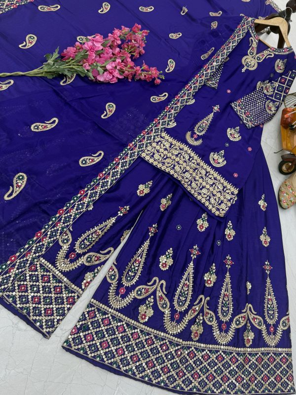ZOYA CLOTHING ZD 10009 C DESIGNER SHARARA SUITS