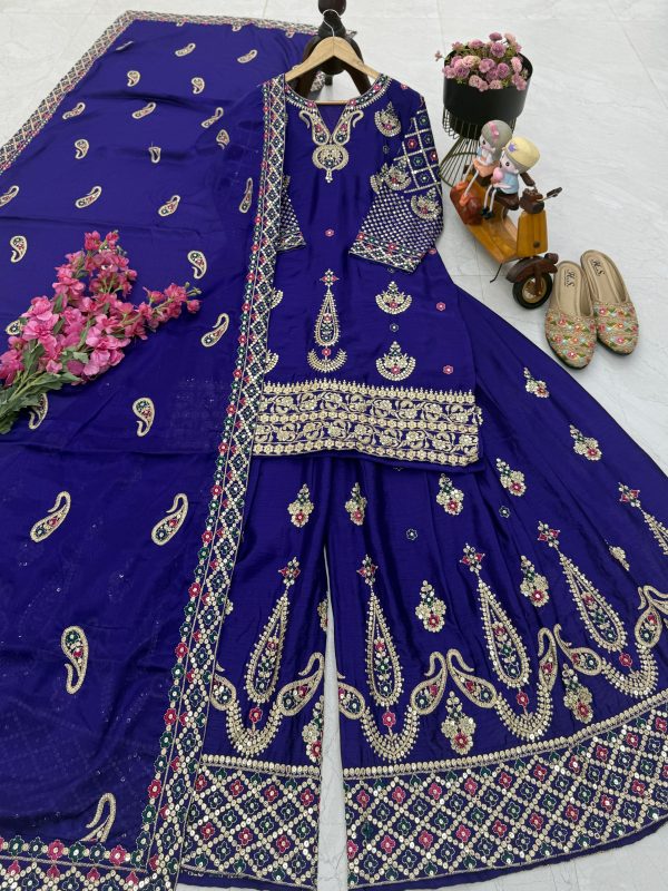 ZOYA CLOTHING ZD 10009 C DESIGNER SHARARA SUITS
