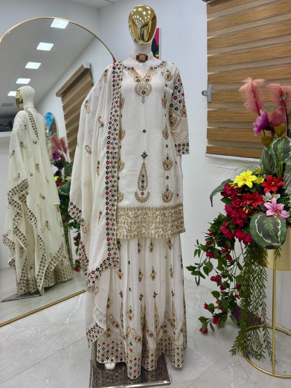 ZOYA CLOTHING ZD 10009 D DESIGNER SHARARA SUITS