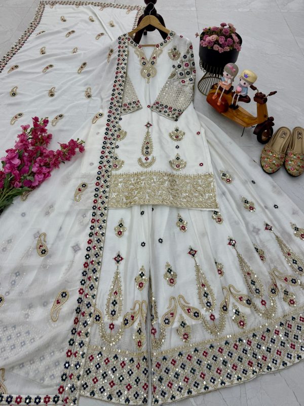 ZOYA CLOTHING ZD 10009 D DESIGNER SHARARA SUITS