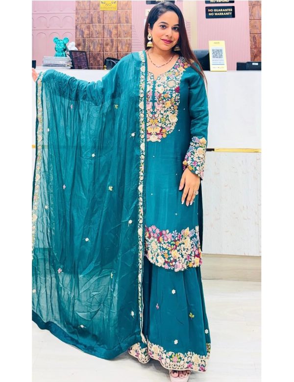 ZOYA CLOTHING ZF 7010 DESIGNER SHARARA SUITS