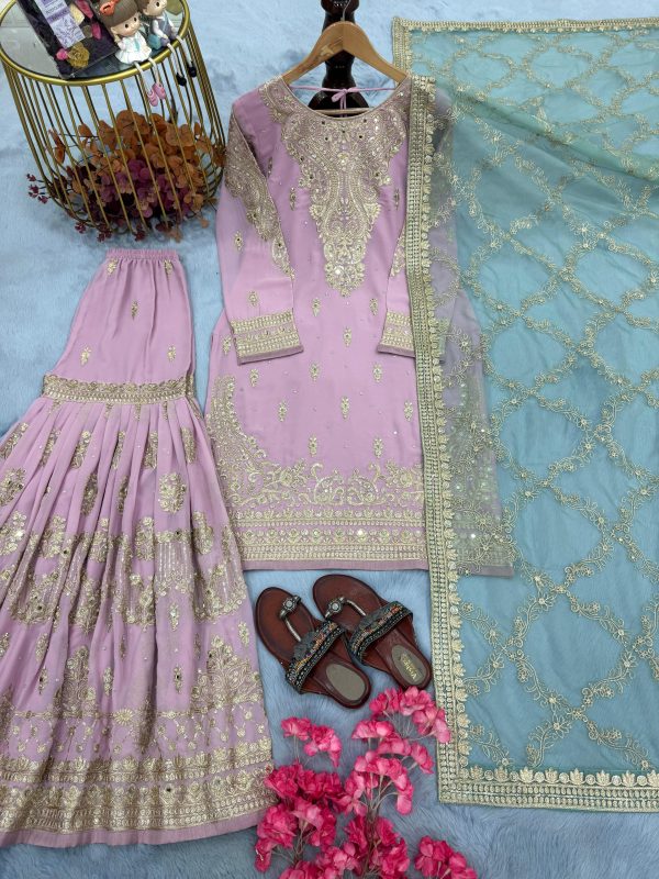 AAROHI DESIGNER AD 216 TRENDING SHARARA SUITS