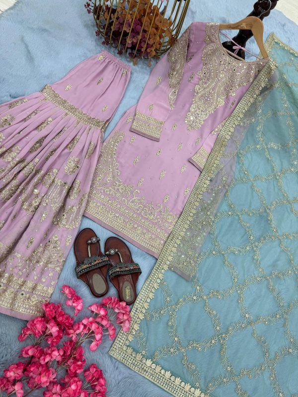 AAROHI DESIGNER AD 216 TRENDING SHARARA SUITS
