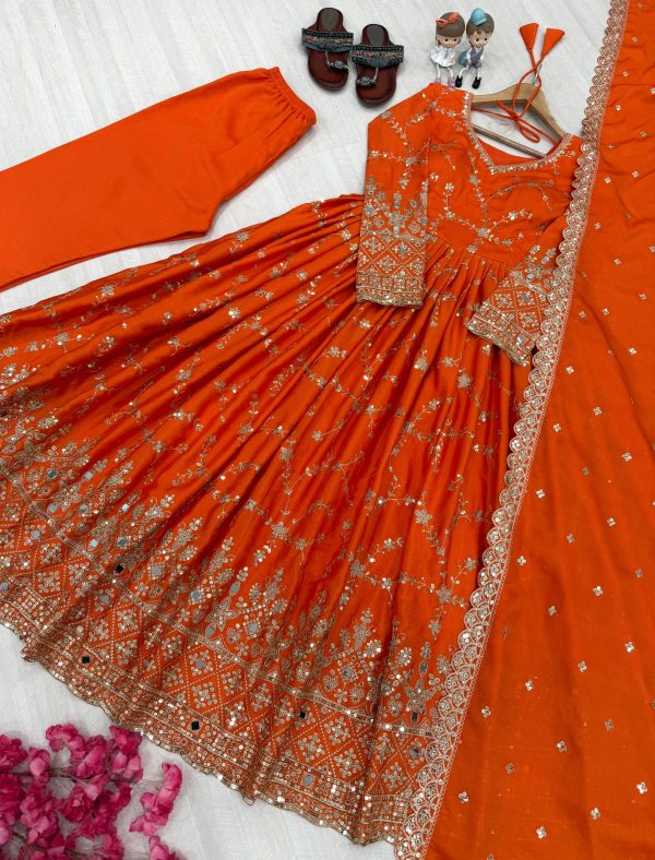 AAROHI DESIGNER PD 1097 E FANCY ANARKALI GOWN