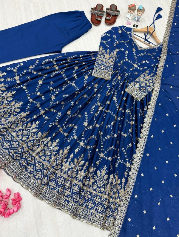 AAROHI DESIGNER PD 1097 F FANCY ANARKALI GOWN