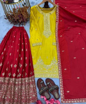 AAROHI DESIGNER PD 1136 B DESIGNER PLAZZO SUITS