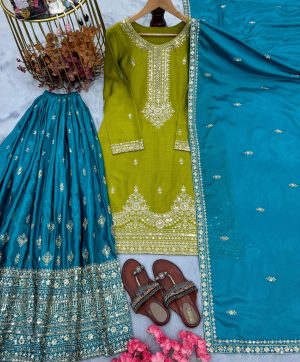 AAROHI DESIGNER PD 1136 C DESIGNER PLAZZO SUITS