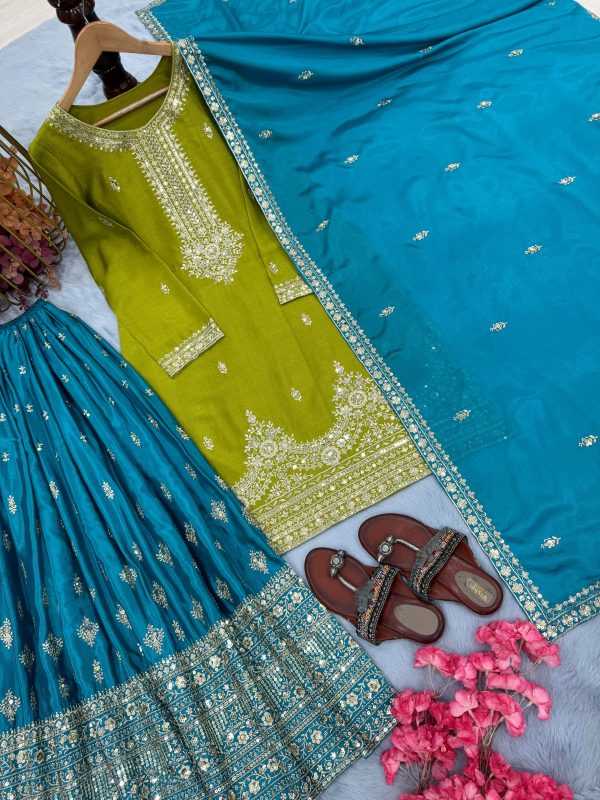 AAROHI DESIGNER PD 1136 C DESIGNER PLAZZO SUITS