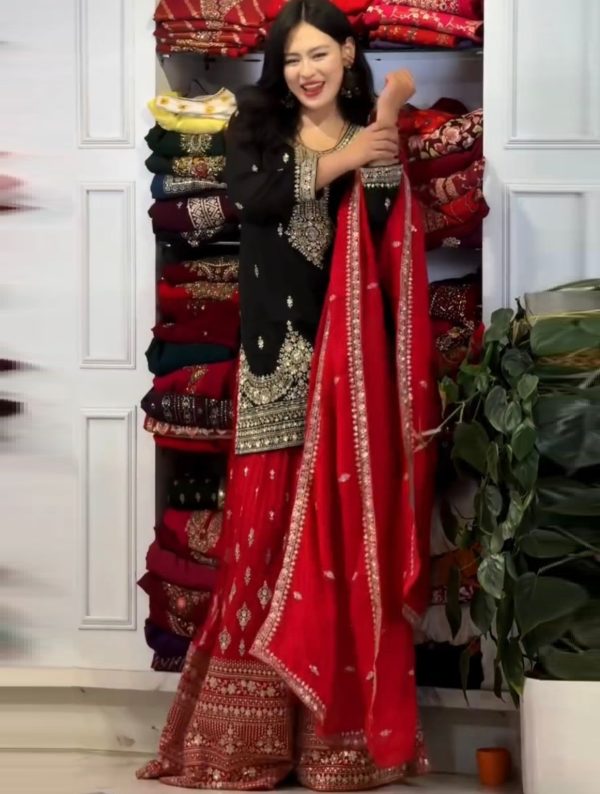 AAROHI DESIGNER PD 1136 D DESIGNER PLAZZO SUITS