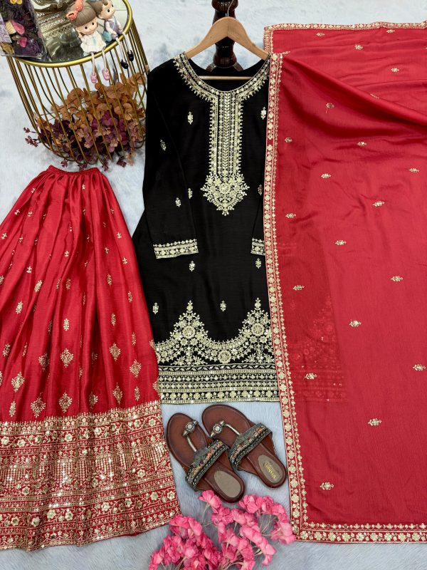 AAROHI DESIGNER PD 1136 D DESIGNER PLAZZO SUITS