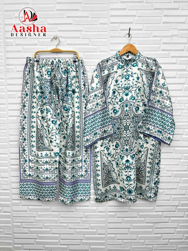 AASHA DESIGNER 10010 TURKIS VOL 3 CORD SET ONLINE