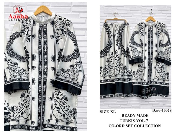 AASHA DESIGNER 10028 TURKIS VOL 7 CORD SET