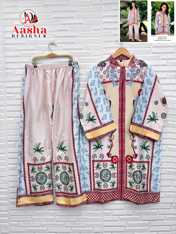 AASHA DESIGNER 10034 TURKIS VOL 9 CORD SET ONLINE