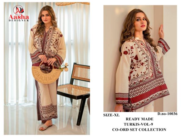AASHA DESIGNER 10036 TURKIS VOL 9 CORD SET ONLINE