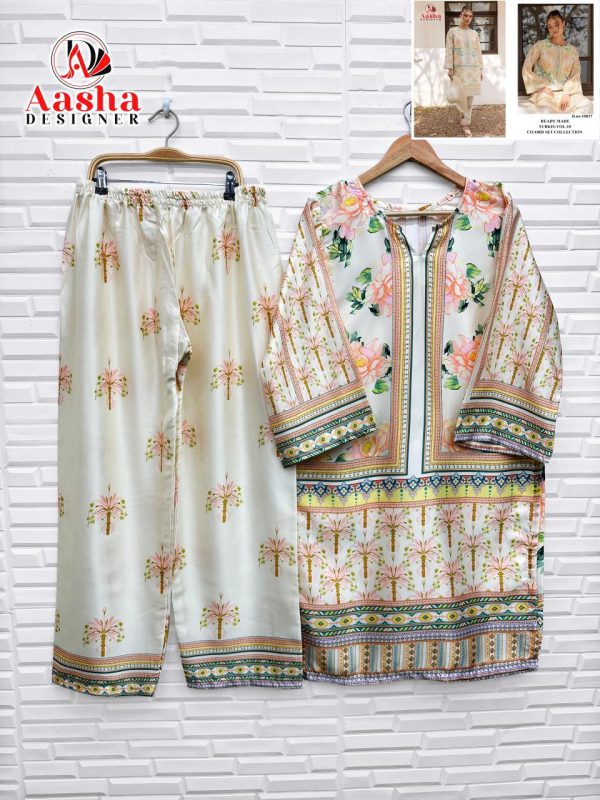 AASHA DESIGNER 10037 TURLIS VOL 10 READYMADE CORD SET