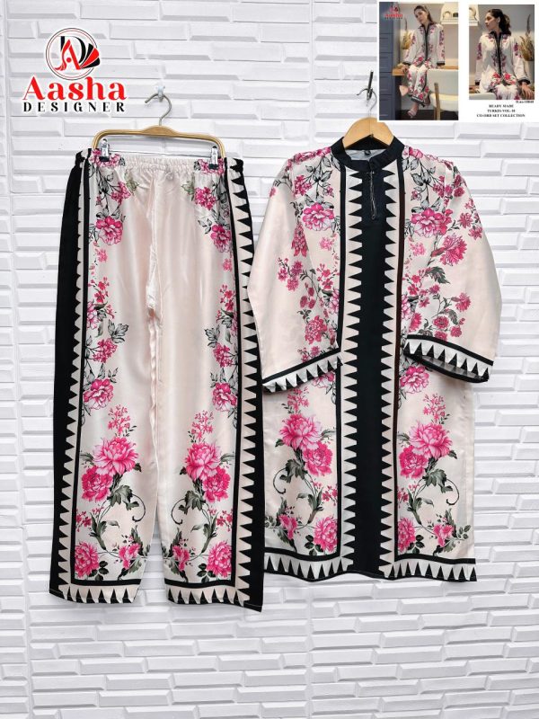 AASHA DESIGNER 10040 TURLIS VOL 10 READYMADE CORD SET
