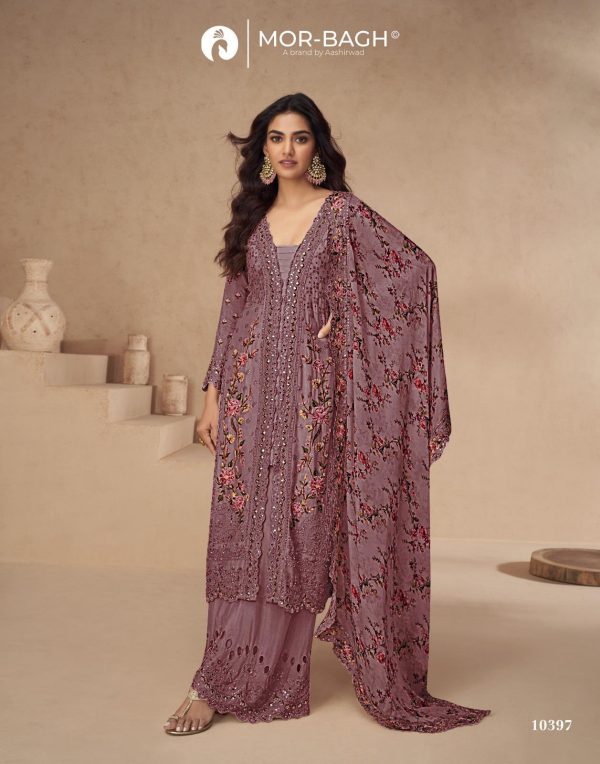 AASHIRWAD 10397 AARNA MOR BAGH READYMADE SUITS