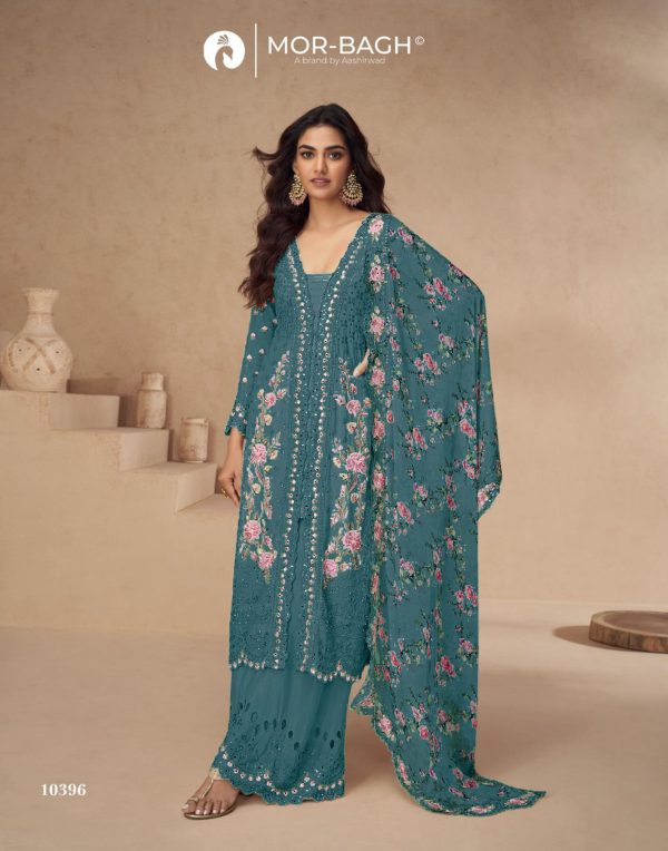 AASHIRWAD 10398 AARNA MOR BAGH READYMADE SUITS