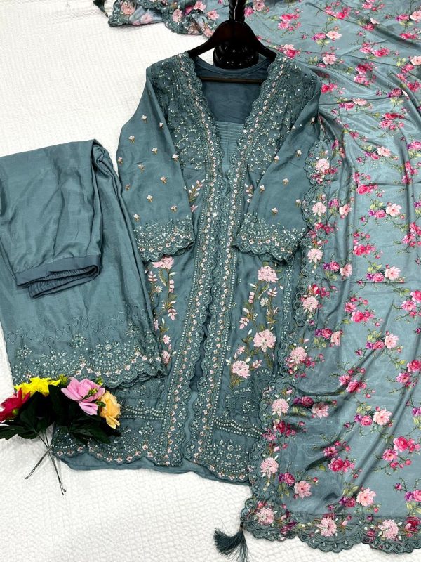 AASHIRWAD 10398 AARNA MOR BAGH READYMADE SUITS