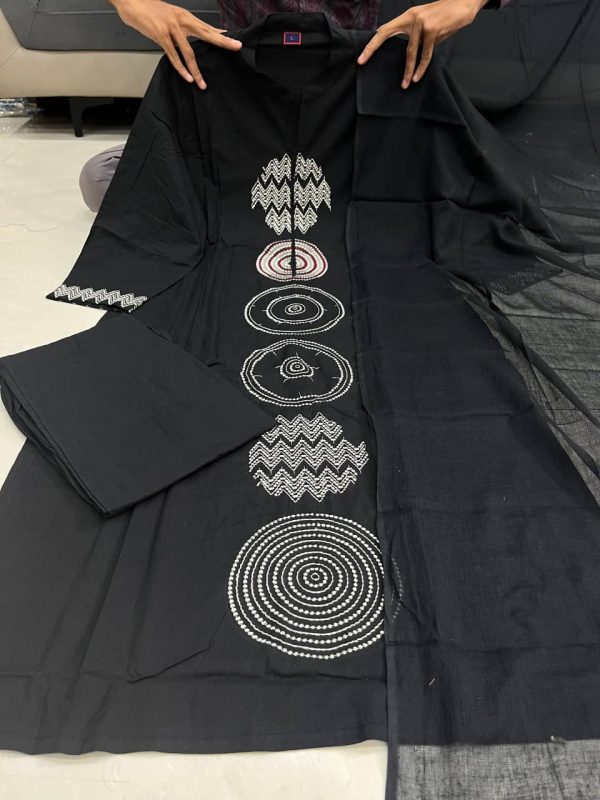 AKSHAR DESIGNER BLACK COTTON FESTIVAL COLLECTION