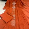AKSHAR DESIGNER ORANGE COTTON FESTIVAL COLLECTION