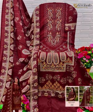 ALZOHAIB AZ 1062 RAWAYAT COTTON PAKISTANI SUITS