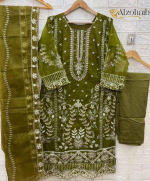 ALZOHAIB AZ 1196 B AAFA VOL 1 ORGANZA SALWAR SUITS