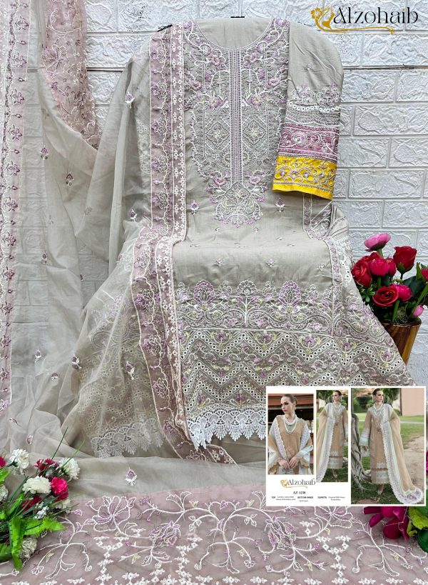 ALZOHAIB AZ 1238 ZOYA VOL 1 COTTON PAKISTANI SUITS