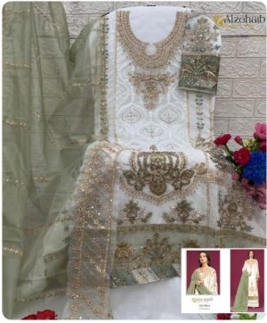 ALZOHAIB AZ 1270 A ORGANZA PAKISTANI SALWAR KAMEEZ