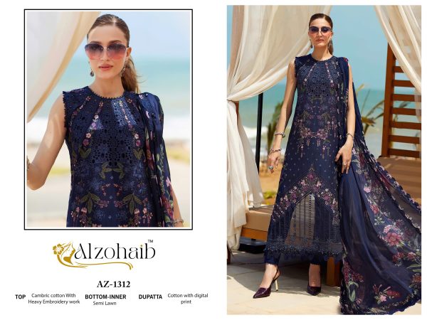 ALZOHAIB AZ 1312 AARZOO VOL 2 COTTON SALWAR SUITS